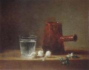 Jean Baptiste Simeon Chardin Chardin, tumbler with pitcher oil painting artist